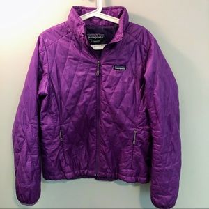 Patagonia purple nano puff jacket size large